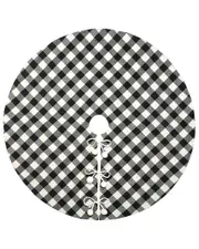 National Tree Company 52in General Store Collection Plaid Tree Skirt