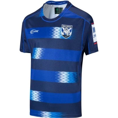 Canterbury Bulldogs 2020 NRL Kids Training Jersey Sizes 6-14 BNWT