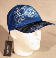 Galvin Green Men's Blue Snapback Adjustable Mesh Back Baseball Cap Hat