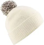 [Beechfield] Girls Snowstar Duo Extreme Winter Hat (UK Size: One Size) (Off White/Mocha)