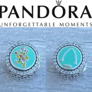 NEW Disney Parks Aulani Blue Pandora Sea Turtle Button Charm Olu Mei Mel Hawaii