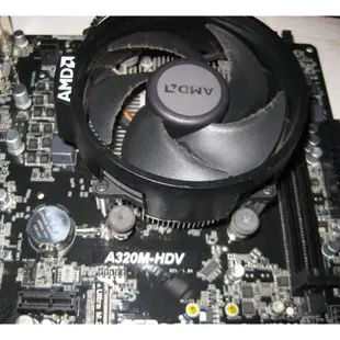 AMD AM4 Ryzen r5 2600 + 華擎 A320M-HDV 自售 免運費