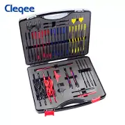 Cleqee 92PCS Multimeter Test Lead Kit Alligator Clip for Automotive Electrical