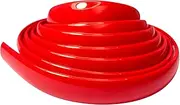 Width:1/2 inch (12mm) Self Adhesive Auto Trim Molding Strip Scratch-Proof - Car/Truck/RV Exterior and Interior Molding Trim Universal Bumper Window Door Body Side Decorative Strip (24Ft, Solid Red)
