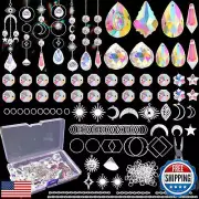 ilclviz DIY Suncatcher Making Kits Colorful Suncatcher Crystals Kit Supplies