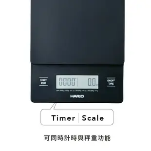 HARIO V60 專用電子秤2代／手沖咖啡專用／VSTN-2000B (非供交易使用)