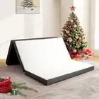 Tri-Fold Memory Foam Mattress, 4 Inch Single Folding Mattress, Foldable Mattr...