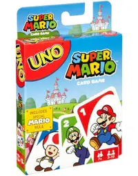 在飛比找Yahoo奇摩購物中心優惠-『高雄龐奇桌遊』UNO瑪利歐 UNO Super Mario