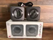 Mitchell Acoustics uStream Go Stereo Bluetooth Speakers (Pair) AB-T15GM (Tested)