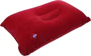 Totority Inflatable Travel Pillow Firmness Airplane Neck Pillow for Outdoor Naps Hiking and Lumbar Support Durable and Flocking Material Compact and Comfort