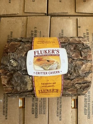 Fluker’s Large Critter Cavern Half Log For Reptiles And Small Animals