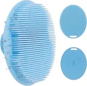 Face Scrubber, Silicone Body Cleansing Brush, Facial Cleansing Brush for Skin Care, Scrubber for Body with Lathering Bristles Dries Quickly and Cleanses More Easily,