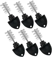 Alipis 6pcs Beer Tap Brush Portable Beer Brush Compact Beer Tap Stopper Beer Tap Plug Beer Cleaning Brush Beer Tap Cleaner Plugs Beer Spout Brush Beer Bottle Brush Plastic Black