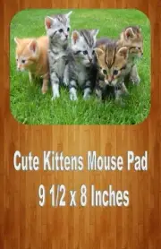 Cute Kittens 9.5 x 8 Inch Computer/Gaming MOUSE PAD