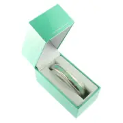 Teal Blue Faux Leather Bracelet Bangle Or Watch Box Display Jewelry Gift Box