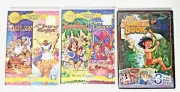 3 DVD's Jungle Book Jungle King Noahs Ark Prince & Pauper 5 Movies 3 Fairy Tales