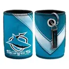 Cronulla Sharks NRL Bottle Opener Keyring and Beer Can Bottle Cooler Stubby H...
