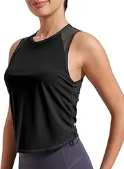 [Pioneer Camp] Women's Tank Top Summer Sports Tops Sleeveless Crop Yoga Shirt for Women Lightweight Breathable Tank Top