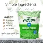 Charlie's Soap Laundry Powder, 105 Loads, Unscented, 2.77 lb - Natural Clean