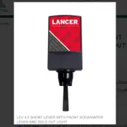 LEV 4.5 SHORT LEVER WITH FRONT SODA/WATER LEVER AND SOLD OUT LIGHT # 19-0310/03