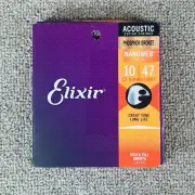 Elixir 16152 12-String Nanoweb Phosphor Acoustic Guitar Strings Light 10-47