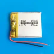 3.7v 400mAh 403035 Lipo Polymer Rechargeable Battery For MP3 GPS Smart Watch