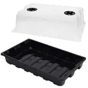 5-Set Seed Starter Trays with Humidity Domes for Seedling Propagation