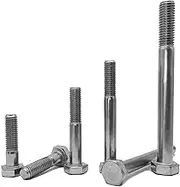 Machine ScrewM6 Hexagon Head Half Tooth Bolts 6mm X 30 35 40 45 50 60 70 90 100 110 120 130 140 150mm 304 Stainless Steel Half Thread ScrewsMetric