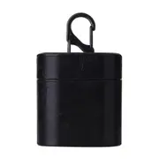 Business Retro Style Pu Leather + Pc Wireless Bluetooth Earphone Protective Case For Huawei Bluetooth Earphone With Metal Buckle(Black)
