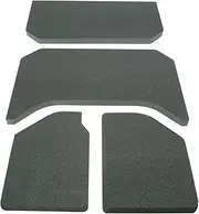 Design Engineering Jeep Wrangler Sound Deadening Headliner 2011-2018 Jk 4-Door - 4 Piece Black