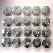20 ALUMINUM BOBBINS JUKI TL-98Q TL-2010Q / JANOME 1600P SERIES SEWING MACHINES