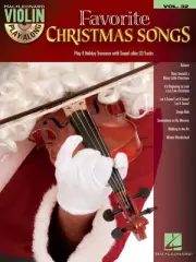 Favorite Christmas Songs Violin Play-Along Vol 32 Fiddle Sheet Music Book CD