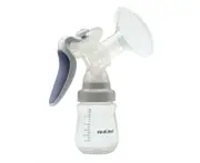 Mininor Manual Breast Pump Milk Suction Baby/Infant Feeder w/ 160ml Bottle Clear