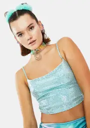 Sky Cool Cosmos Crop Top
