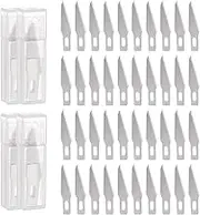 uxcell 40pcs Exacto Knife Blades #11 Hobby Knife Replacement Blades Spare Precision Exacto Blade Hobby Knife Blade Refills for DIY, Art, Cutting, Carving, Scrapbooking, Stencil