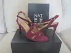 Naturalizer Klein Boysenberry Size 6.5 M Women's Heeled Sandal - New in Box