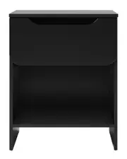 Walker Edison Modern Minimalist 1-Drawer Nightstand With Cubby