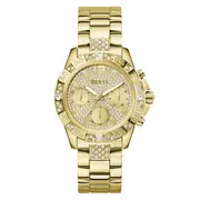 Guess Sport Majesty Sport Gold-Tone Crystal Bezel Men's Watch GW0771L2