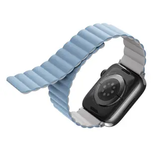 【UNIQ】Revix Apple Watch 雙色防水矽膠磁吸錶帶