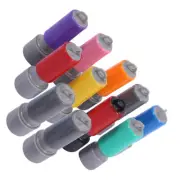 10pcs Blank Ink Stamp Diy Stamp Seal Seal Case With Ink Pad Diy Seal Case