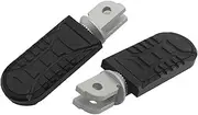 BHYYDS For B&MW R1250R R1250RS R 1250R R1250 RS Motorcycle Front Footrest Rotatable Motorcycle Footpegs Footrest(Black Silver)