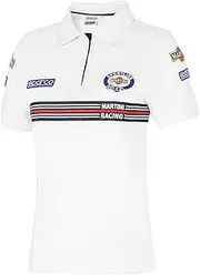 [Sparco] Women's Polo Shirt, White, S