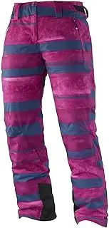 [Salomon] Women's Iceglory Pant, Abyss Blue/Mystic Purple, Medium/Regular