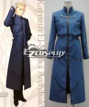 Fate Zero Kayneth El-Melloi Archibald Trench Coat Halloween Cosplay Costume E001