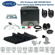 APC Sliding Gate Opener Extra Heavy Duty Sliding Gate DC Motor Made in Italy