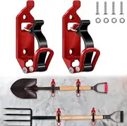Wzenclave 2Pack Shovel Mount Metal Rubber Clamp Roof Luggage Rack Tool Clip Zinc Alloy Fire Accessories Car Accessories for Boats Overlanding Gear Quick Release Axe Tool Holde Wall Mounting Brackets