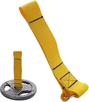 Dumbbell Loading Barbell Strap - Heavy Duty Fitness Rope for Dip Belt & Barbell | Dip Belt Dumbbell Strap, Workout Strap with Rope Handles, Hanging Strap for Strength Training/Weightlifting/Gym