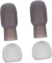 CIMAXIC 4pcs Silicone Drumstick Mute Tips Noise Cancelling Covers for Quiet Practice Durable Protection for All Drumsticks for Practice Performances