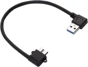 Right Angle Micro B USB 3.0 Cable for Seagate or Toshiba External Hard Drive Cor