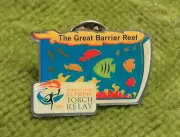 2000 OLYMPIC TORCH RELAY PIN - GREAT BARRIER REEF